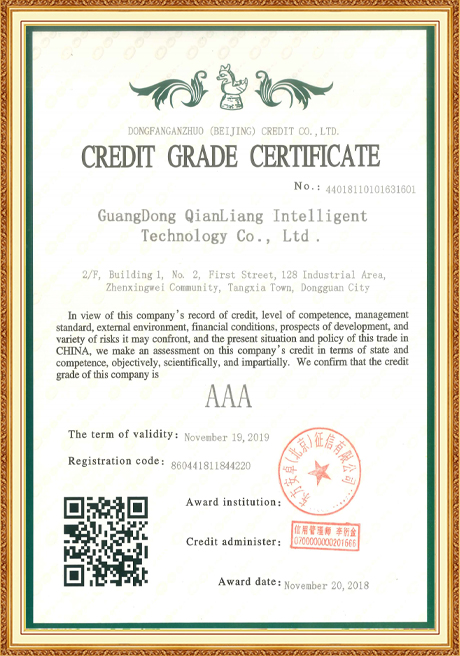 Certificate Of Honor